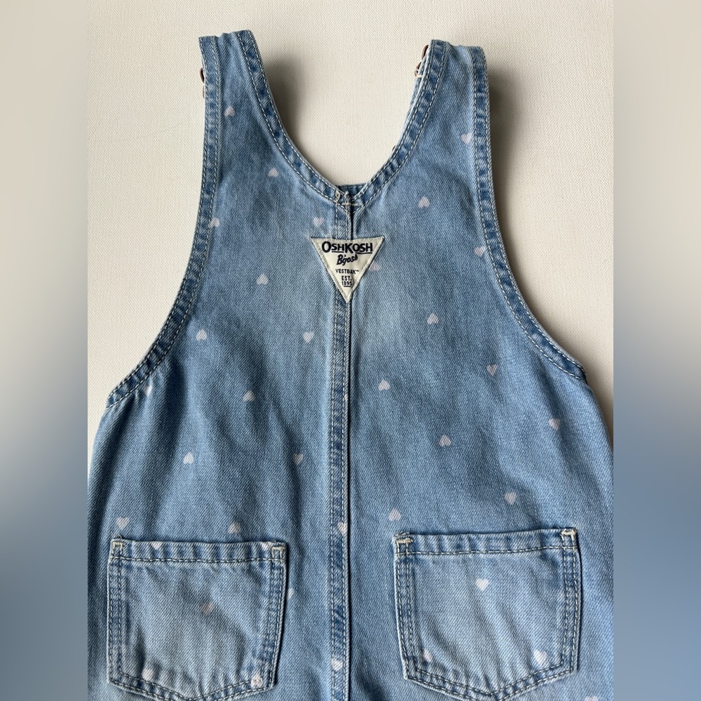 Oshkosh girl overalls blue | Size2T. - Picture 4 of 5